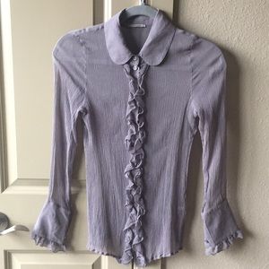 Silk blouse.
